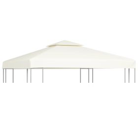 Gazebo Cover Canopy Replacement 9.14 oz/yd¬≤ Cream White 10'x10'