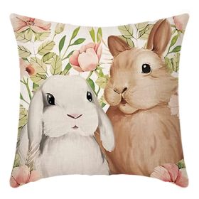 Throw Pillow Cover Short Plush Digital Printing (Option: 1 Style-45x45cm)