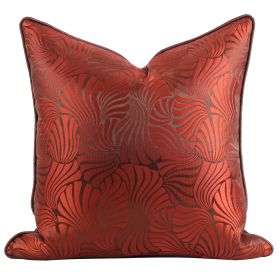 Green Wine Red Silver Grey PillowCase American Throw Pillow (Option: New Wine Red-Pillow-30x50cm)