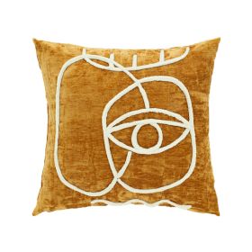 Removable And Washable Pillow Cover For Living Room Sofa (Option: Devils Eye-45x45cm)