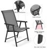 4-Pack Patio Folding Chairs Portable for Outdoor Camping