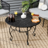 Backyard Garden Party Patio Fire Pit Dining Table