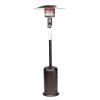 Outdoor Patio Propane Heater with Portable Wheels 47,000 BTU 88 inch Standing Gas Outside Heater Stainless Steel Burner Commercial & Residential Hamme