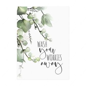 Selling Plant Leaves English Poster Modern Sofa Background Wall Decoration Hanging Painting (Option: LY431 1-60X80cm)